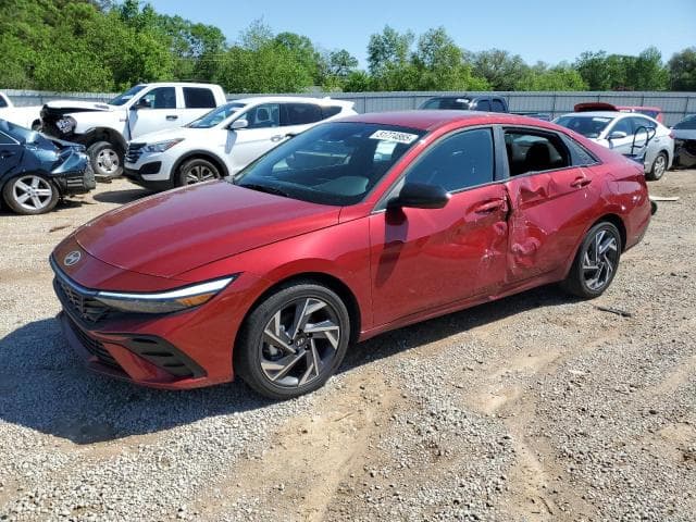 kmhlm4dj2su127092 - 2025 undefined Elantra Blue 2025